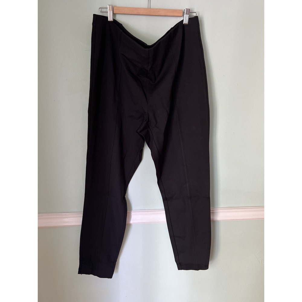 DAY‎ 2 DAY DUETTE NYC XLT black Knit Pants NWT  Pointe Pants Zipper Ankle